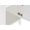 Schreibtisch DKD Home Decor Tanne Weiß Rattan (140 x 50 x 76 cm)