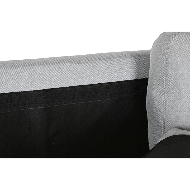Chaise Longue DKD Home Decor Hellgrau Polypropylen Moderne 244 x 146 x 81 cm