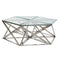 Tischdekoration DKD Home Decor Silberfarben Kristall Stahl Kunststoff 137,5 x 120,5 x 46 cm