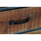 Displayständer DKD Home Decor Metall Kristall Akazienholz Recyceltes Holz 135 x 40 x 120 cm