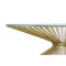 Beistelltisch DKD Home Decor Gold Kristall Stahl 138 x 66 x 46 cm