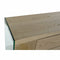 Tischdekoration DKD Home Decor Kristall Braun Durchsichtig Nussbaumholz Aluminium Hellbraun 130 x 70 x 42 cm