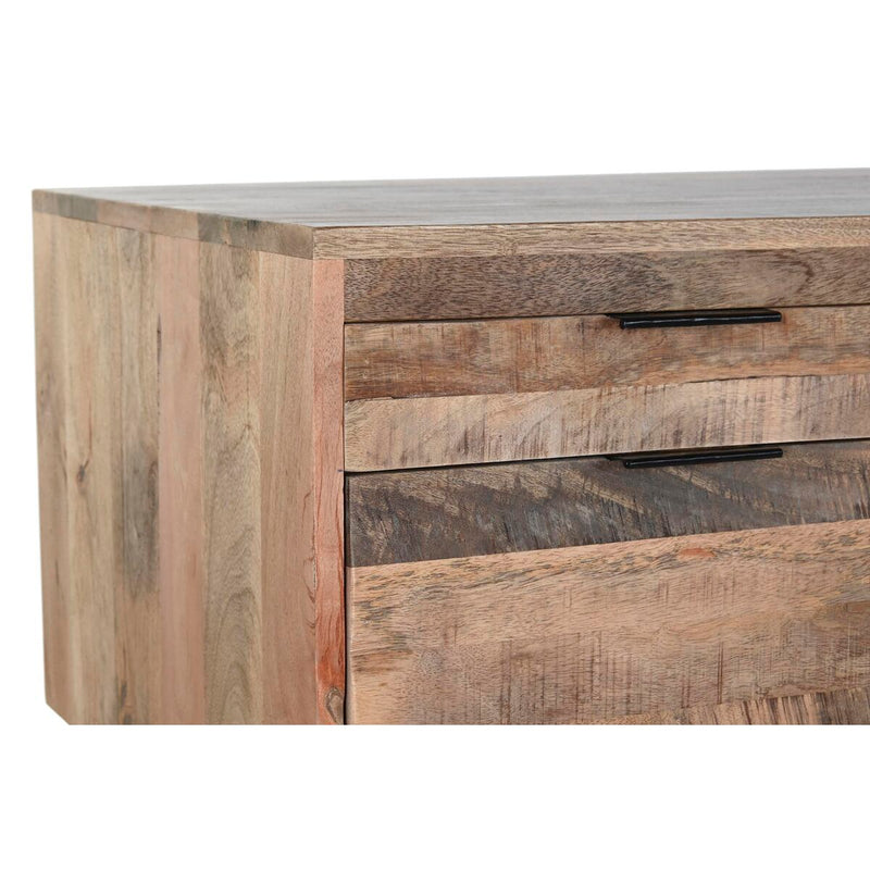 Schreibtisch DKD Home Decor Schwarz natürlich Metall Mango-Holz 150 x 60 x 85 cm