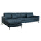 Sofa DKD Home Decor Blau Metall 300 x 160 x 85 cm