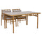 Tisch-Set mit 4 Stühlen Home ESPRIT Aluminium 160 x 90 x 75 cm (5 Stücke)