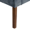 Sessel 77 x 64 x 88 cm synthetische Stoffe Holz Hellblau