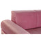Sofa DKD Home Decor Schwarz Rosa Metall Polyester Moderne (154 x 76 x 76 cm)